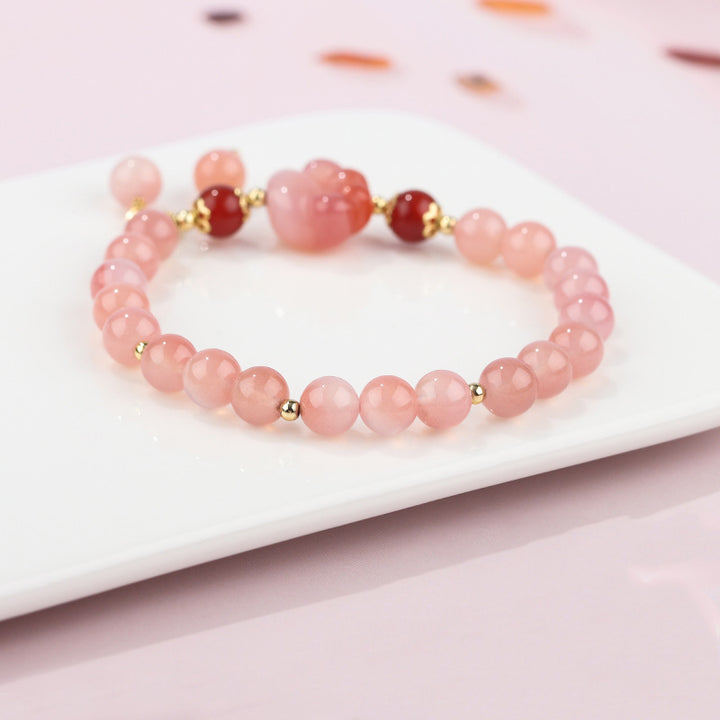 Buddha Stones Natural Yanyuan Agate Cat Claw Paw Positive Bracelet - image 3