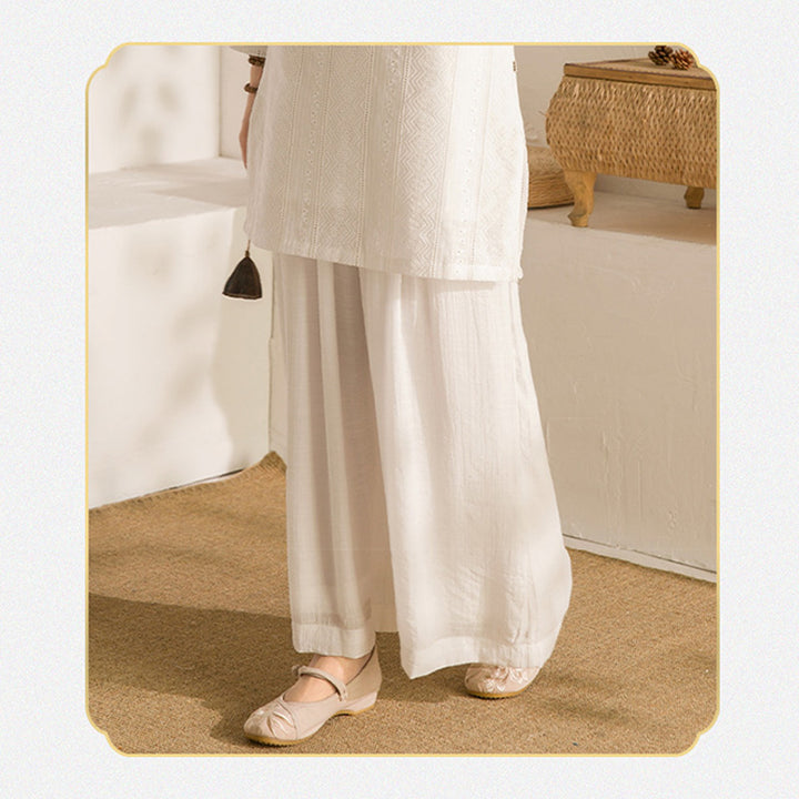 Buddha Stones 2Pcs Long Sleeve Yoga Clothing Meditation Clothing Top Pants Women's Set - image 7
