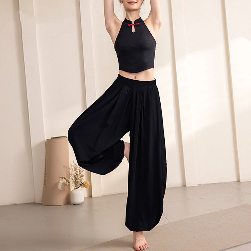 Buddha Stones Simple Design Trousers Sports Fitness Yoga Women's Yoga Pants - image 23