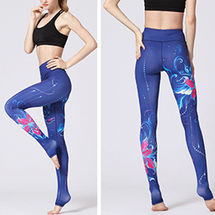 Buddha Stones Lotus Flower Floral Print Design Pants Sports Fitness Yoga Leggings Women's Yoga Pants - image 21