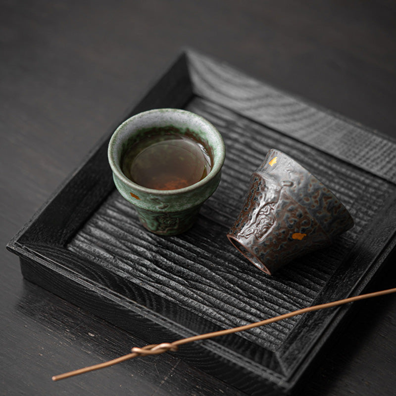 Buddha Stones Small Vintage Style Ceramic Teacup Kung Fu Tea Cup 50ml - image 9