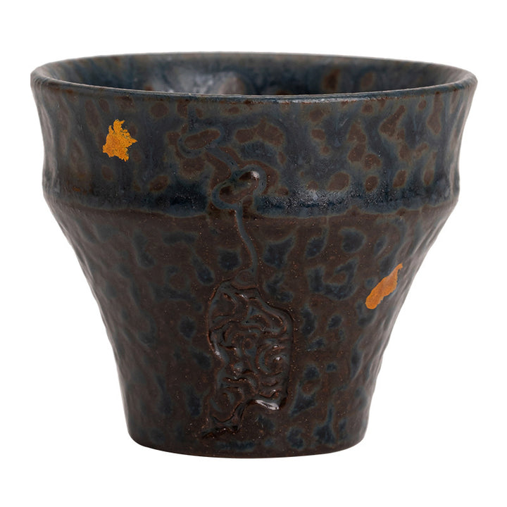 Buddha Stones Small Vintage Style Ceramic Teacup Kung Fu Tea Cup 50ml - image 11