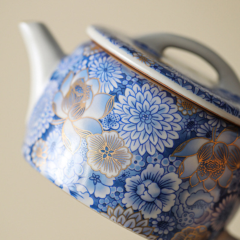 Buddha Stones Lotus Chrysanthemum Plum Blossom Flower Teacup Kung Fu Tea Cup Teapot - image 20