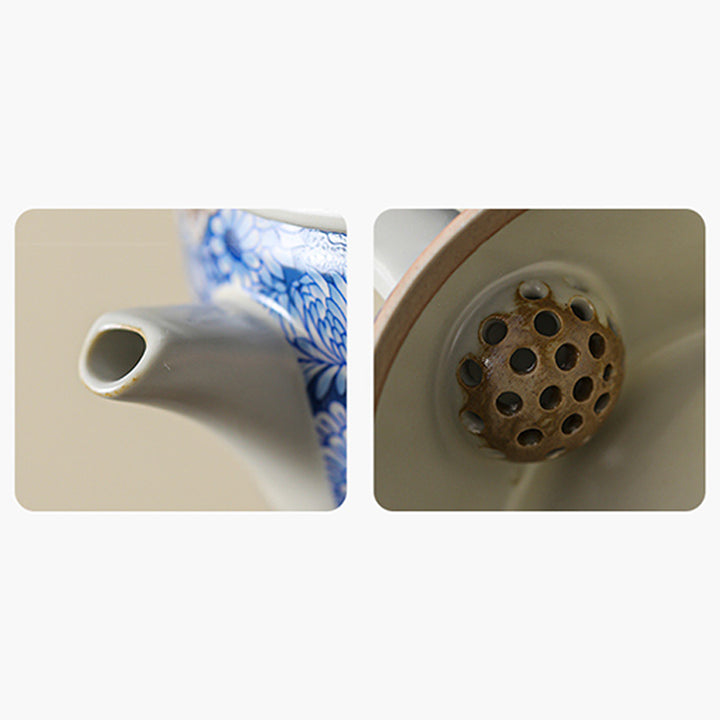 Buddha Stones Lotus Chrysanthemum Plum Blossom Flower Teacup Kung Fu Tea Cup Teapot - image 21