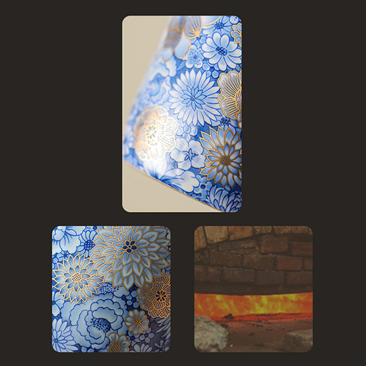 Buddha Stones Lotus Chrysanthemum Plum Blossom Flower Teacup Kung Fu Tea Cup Teapot - image 26