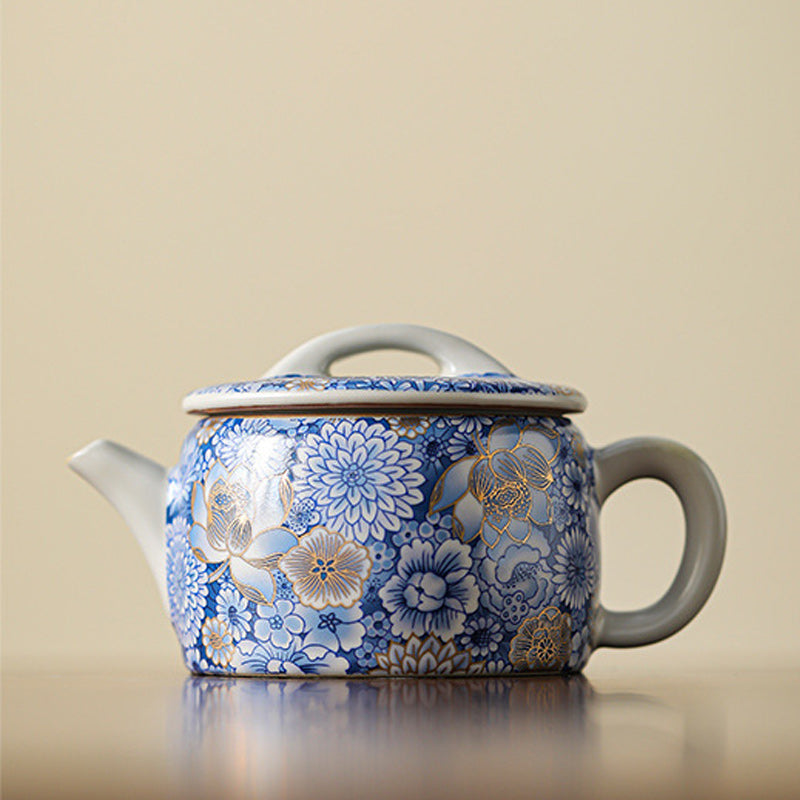 Buddha Stones Lotus Chrysanthemum Plum Blossom Flower Teacup Kung Fu Tea Cup Teapot - image 22
