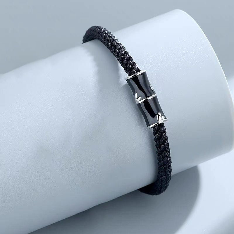 Buddha Stones Bamboo Pattern Healing Couple Rope Bracelet - image 14