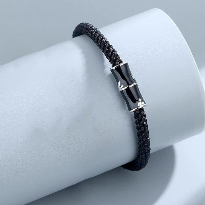 Buddha Stones Bamboo Pattern Healing Couple Rope Bracelet - image 14