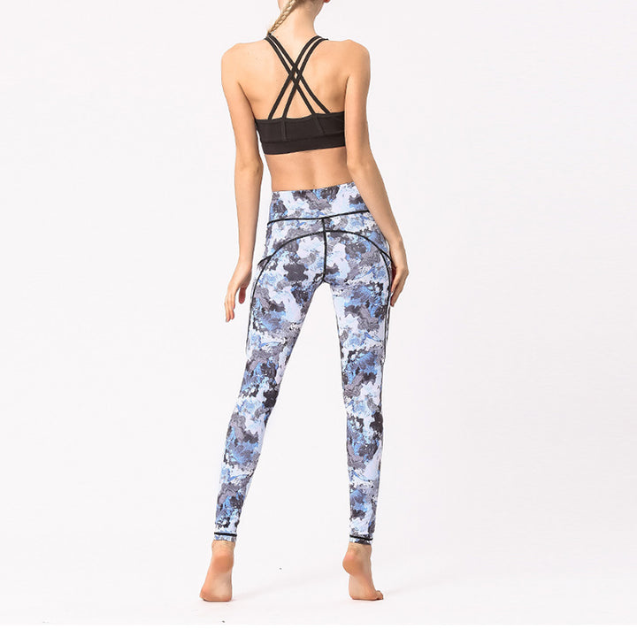 Buddha Stones Colorful Print Pants Sports Exercise Fitness Leggings Women's Yoga Pants - image 3