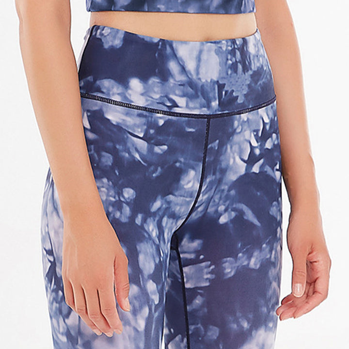 Buddha Stones 2Pcs Floral Flowers Print Crop Tank Top Pants Sports Gym Outfits Fitness Yoga Women's Yoga Sets - image 12