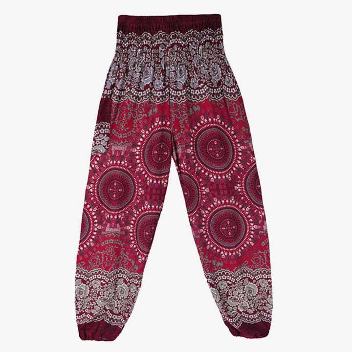 Buddha Stones Boho Loose Harem Trousers Women's Yoga Pants - image 26