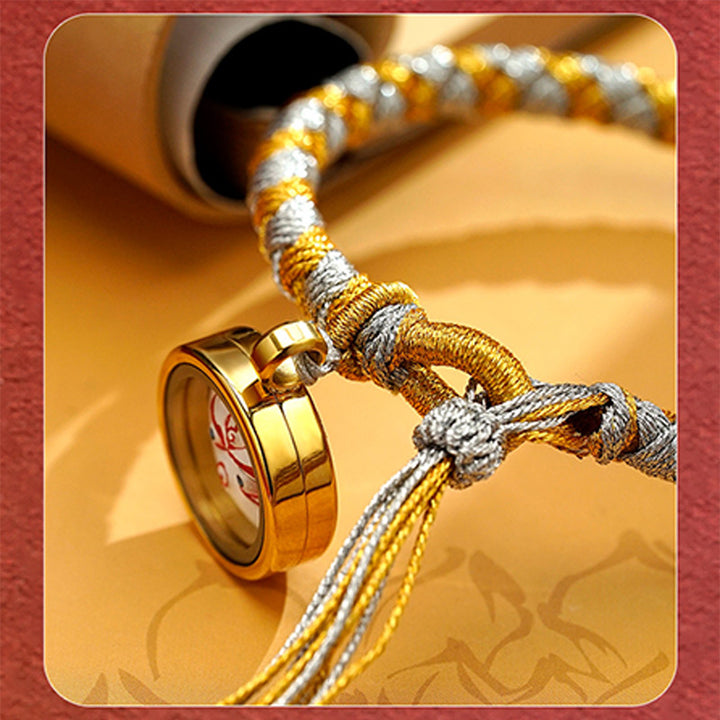 Buddha Stones Handmade Tibetan Five God Of Wealth Dragon Scale Rope Luck Braid Bracelet - image 8