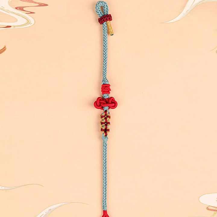 Buddha Stones Handmade Wenchang Knot Luck Strength Braided Rope Bracelet - image 4