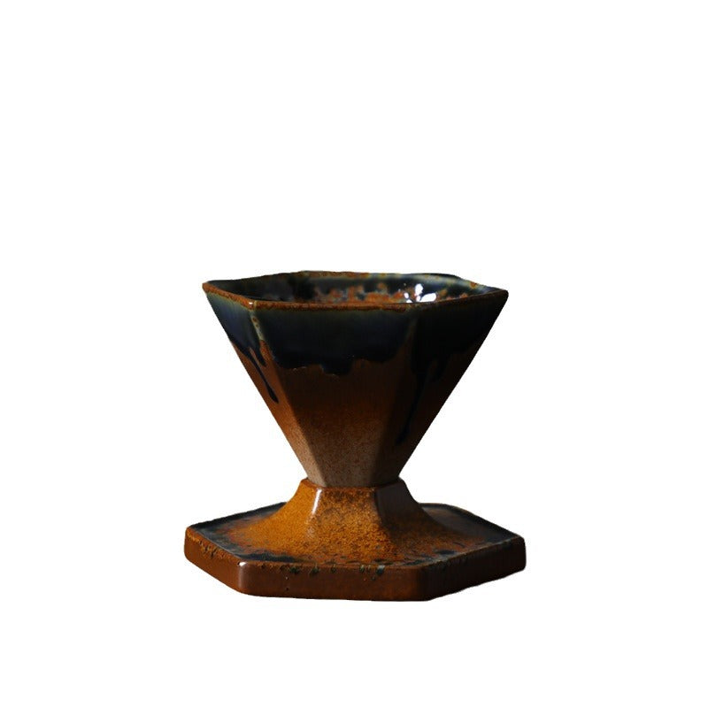 Buddha Stones Hexagon Design Ceramic Tea Coffee Mug Coffee Cup With Base 170ml - image 11