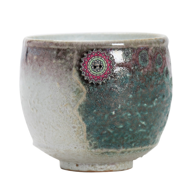 Buddha Stones Sunflower Kiln Change Ceramic Coffee Mug Tea Latte Espresso Coffee Cup 250ml - image 15