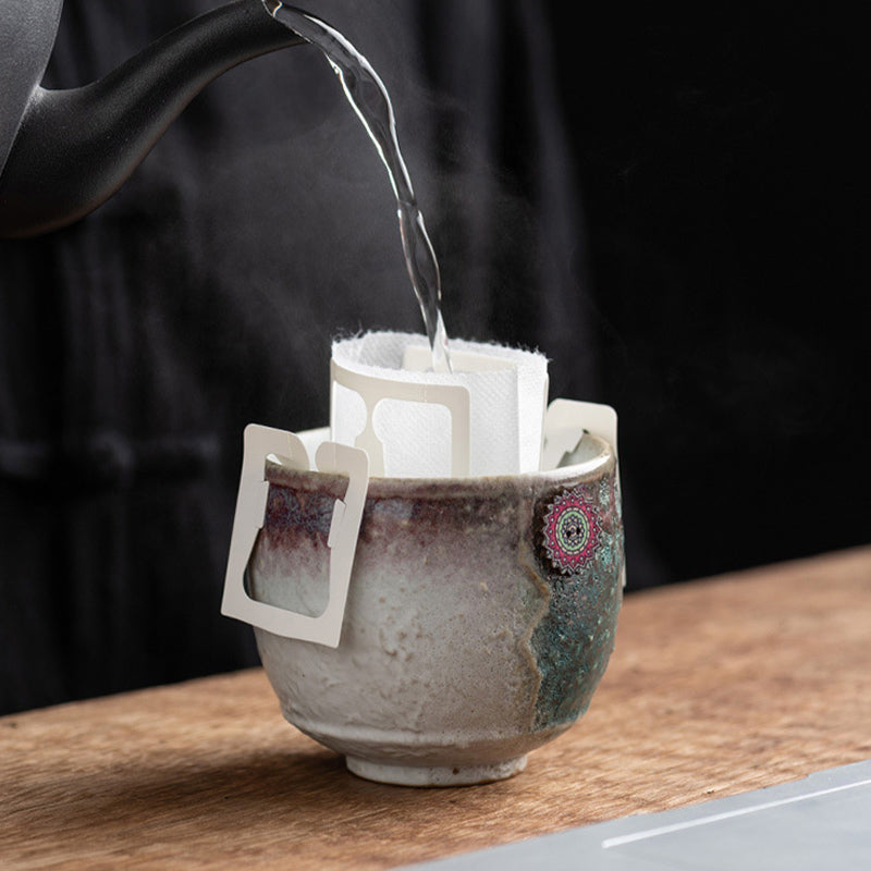 Buddha Stones Sunflower Kiln Change Ceramic Coffee Mug Tea Latte Espresso Coffee Cup 250ml - image 9