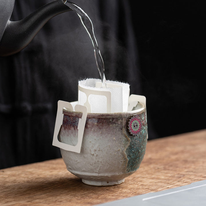 Buddha Stones Sunflower Kiln Change Ceramic Coffee Mug Tea Latte Espresso Coffee Cup 250ml - image 9