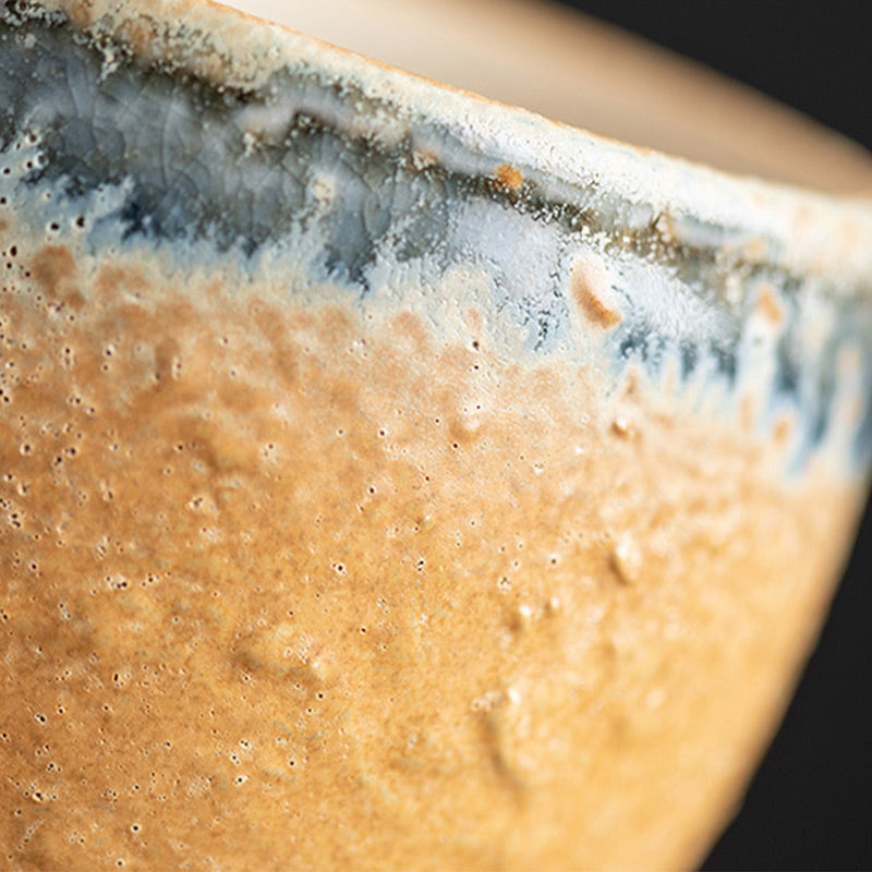 Buddha Stones Sunflower Kiln Change Ceramic Coffee Mug Tea Latte Espresso Coffee Cup 250ml - image 12