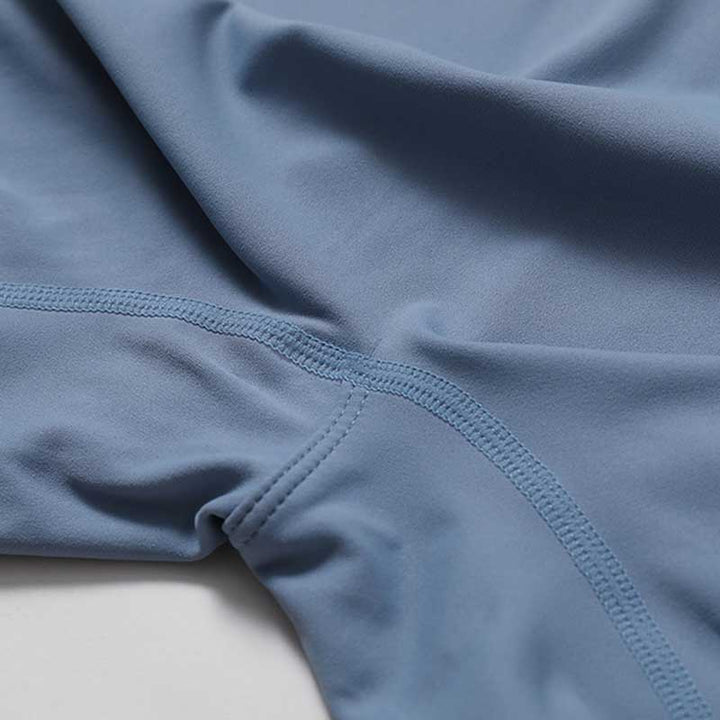 Buddha Stones High Stretch Zipper Short Sleeve Jumpsuit Sports Fitness Yoga Women Bodysuit - image 13