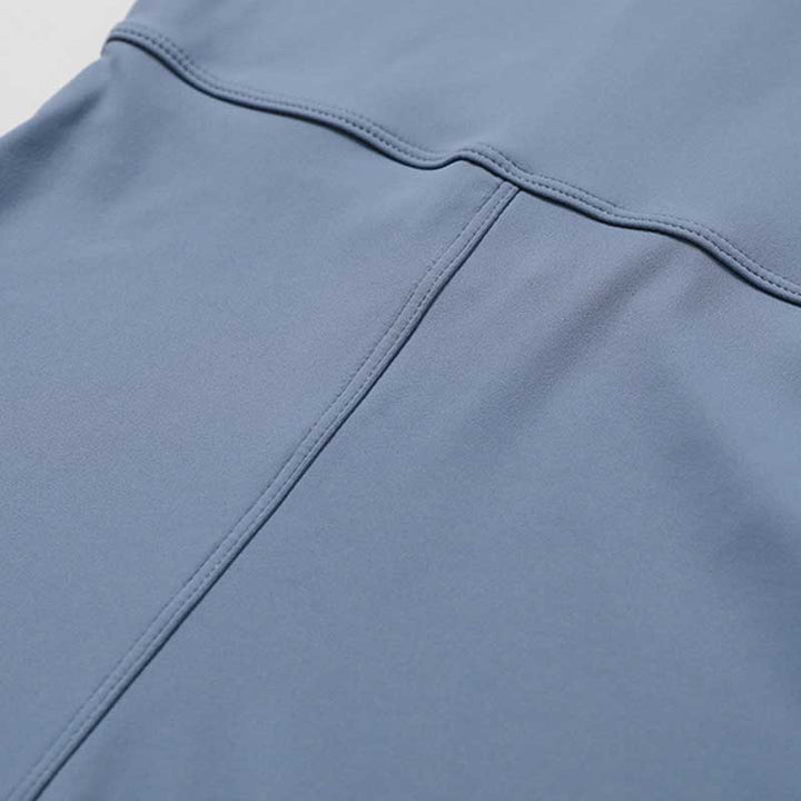 Buddha Stones High Stretch Zipper Short Sleeve Jumpsuit Sports Fitness Yoga Women Bodysuit - image 12