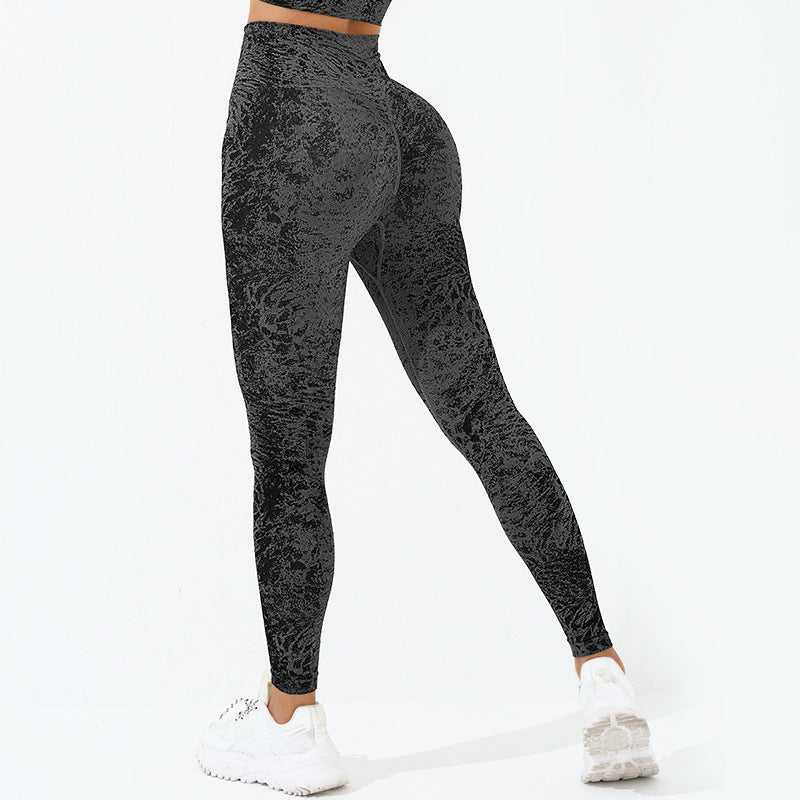 Buddha Stones Seamless Fitness Crop Tank Top High Waist Leggings Pants Sports Gym Yoga Outfits - Leggings - Black - US6，UK/AU10，EU38 (L)  - image 25