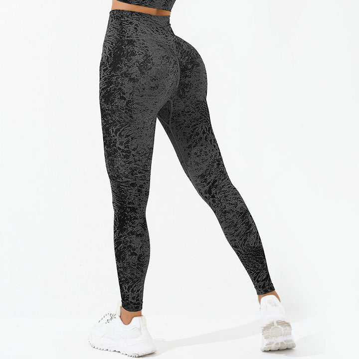 Buddha Stones Seamless Fitness Crop Tank Top High Waist Leggings Pants Sports Gym Yoga Outfits - Leggings - Black - US6，UK/AU10，EU38 (L)  - image 25