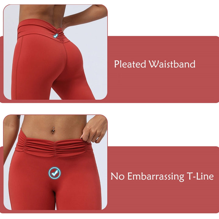 Buddha Stones 2Pcs Backless Asymmetrical Design Top Bra Shorts Leggings Pants Fitness Yoga Outfit Set - image 16