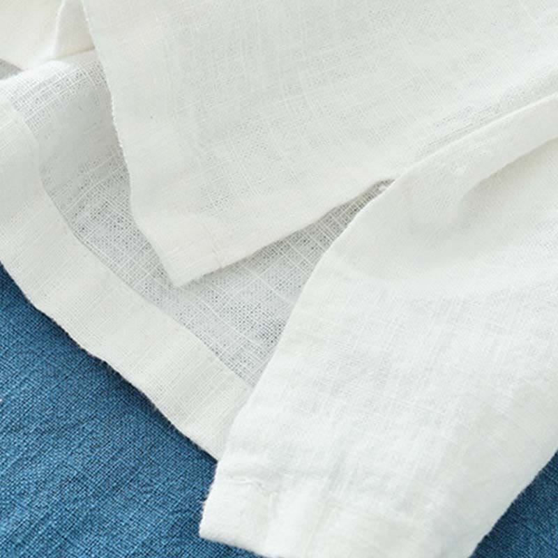 Buddha Stones Ramie Linen Blouse Women Shirt Top Chinese Hanfu Style Clothing - image 22