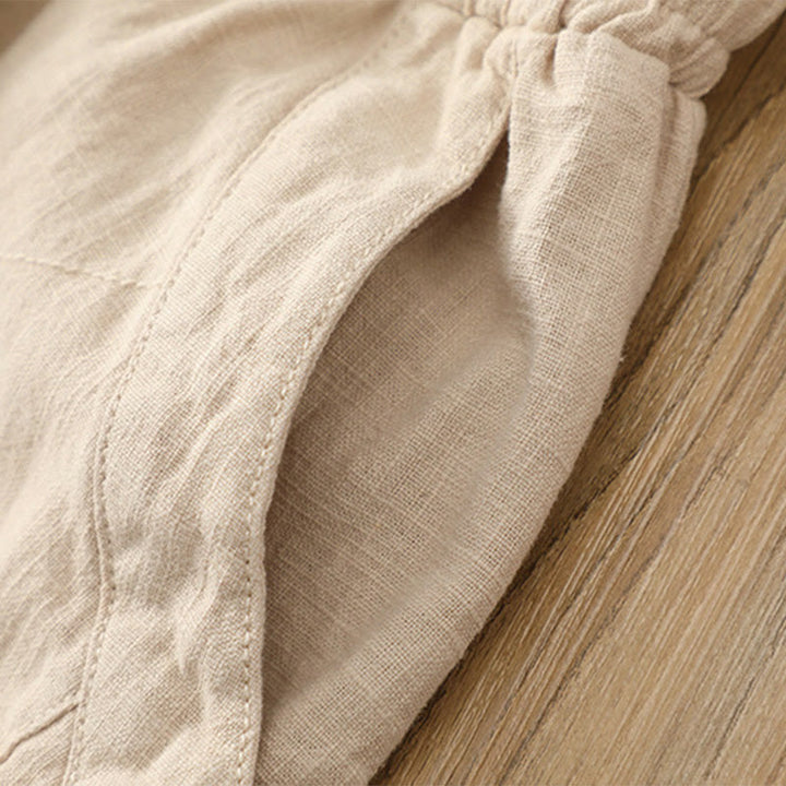 Buddha Stones Solid Color Loose Yoga Harem Pants With Pockets - image 12