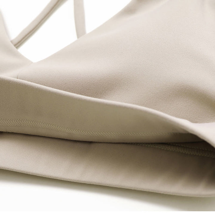 Buddha Stones Gym Sports Yoga Backless Bra Crop Tank Top Breathable Shorts - image 36