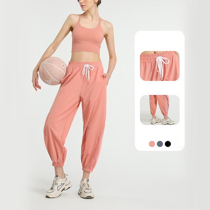 Buddha Stones High Waist Loose Fitness Yoga Sports Track Pants With Pockets - image 15