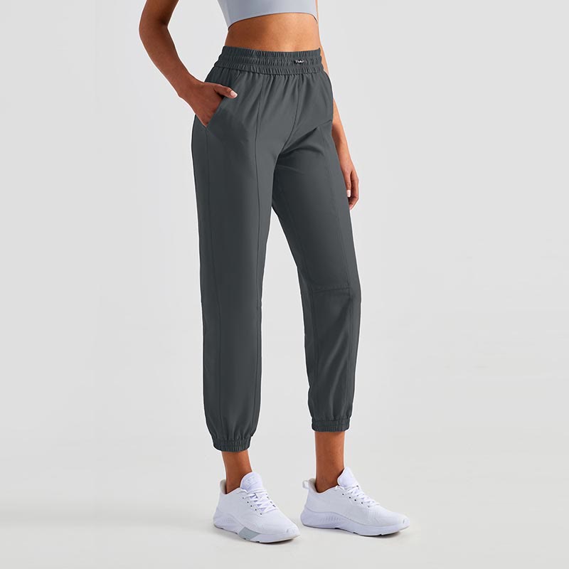 Buddha Stones High Waist Fitness Yoga Sports Jogger Track Pants With Pockets Sweatpants - Gray - US8-10，UK/AU12-14，EU40-42 (XL) - image 38