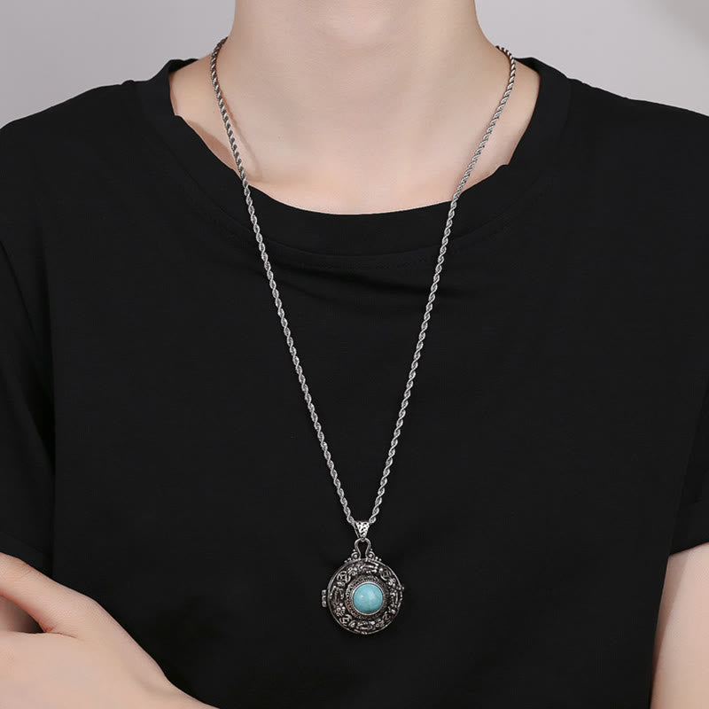 Buddha Stones Tibetan Pi Xiu Luck Copper Necklace - image 3