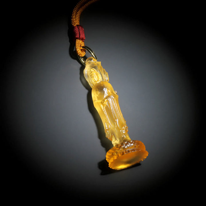 Buddha Stones Avalokitesvara Buddha Liuli Harmony Necklace - image 2