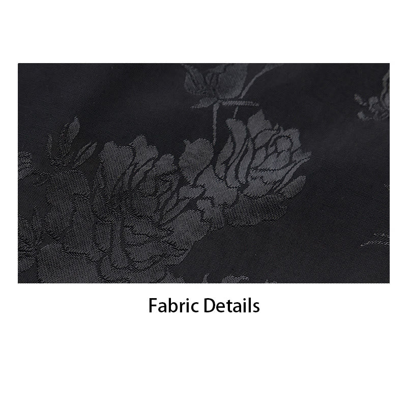 Buddha Stones Vintage Frog-Button Embroidery Purple Flower Tang Suit Design Sleeveless Vest - image 16