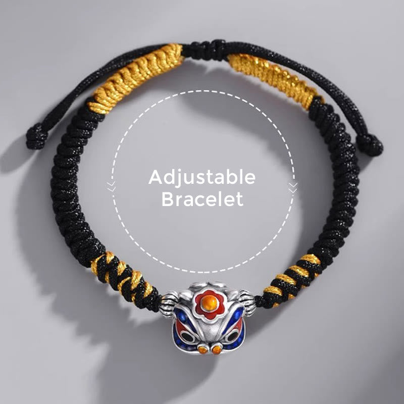 Buddha Stones Handmade Dancing Lion Luck Braided String Bracelet - image 4