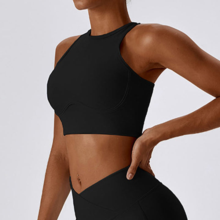 Buddha Stones Sleeveless Crop Tank Top Flared Pants Sports Fitness Yoga - image 17