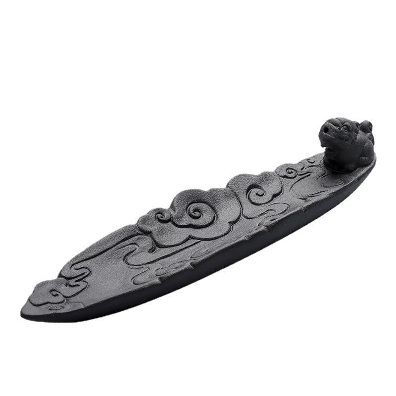 Buddha Stones Auspicious Clouds Pixiu Healing Ceramic Stick Incense Burner Decoration - image 16