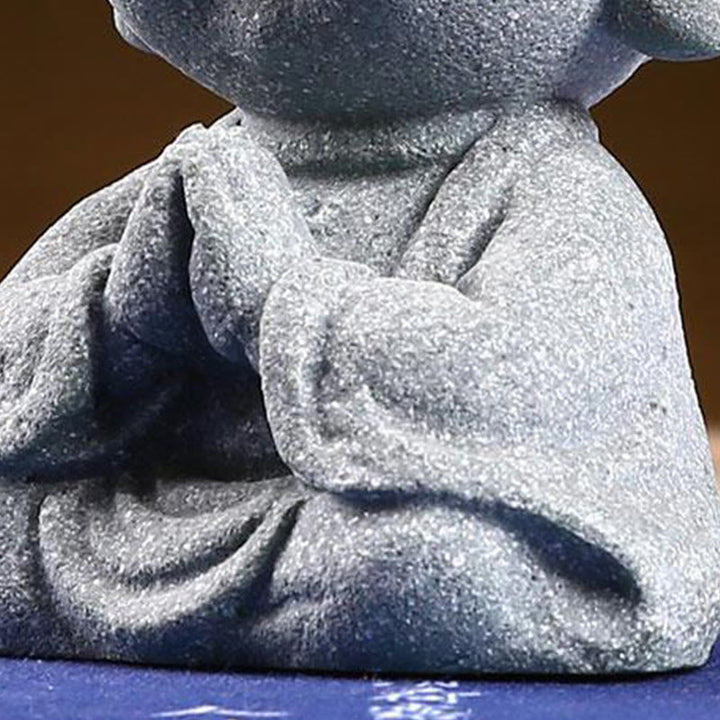 Buddha Stones Meditation Praying Buddha Compassion Serenity Home Decoration - image 9