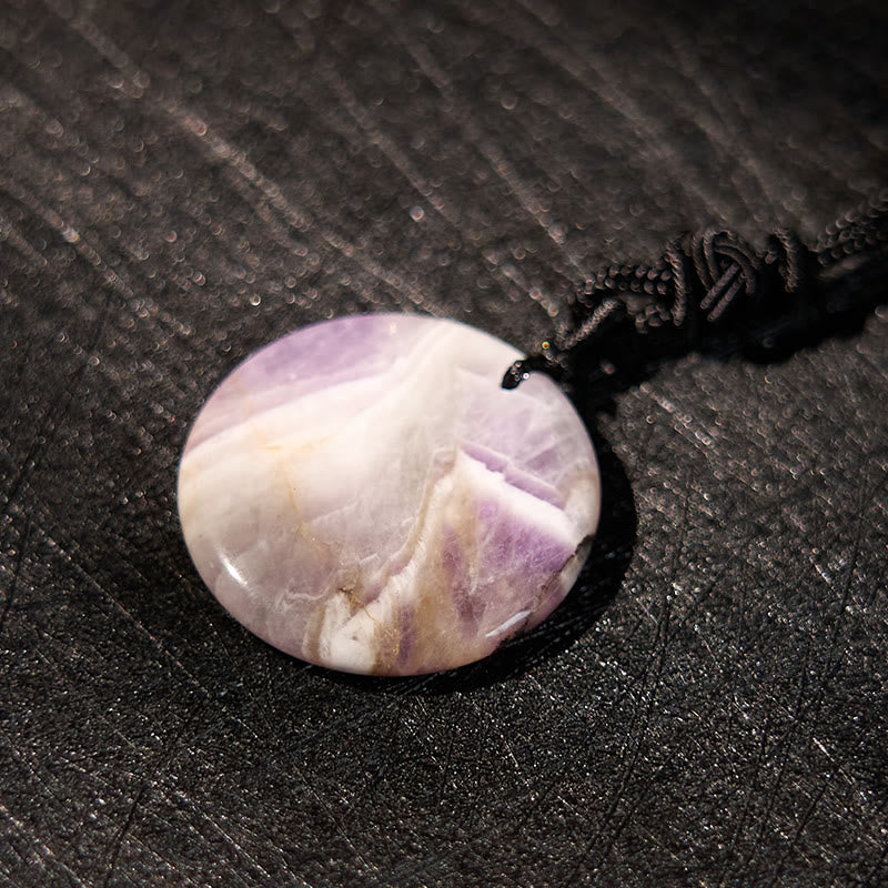 Buddha Stones Various Crystal Amethyst Tiger Eye Green Aventurine Yin Yang Spiritual Necklace Pendant - image 8