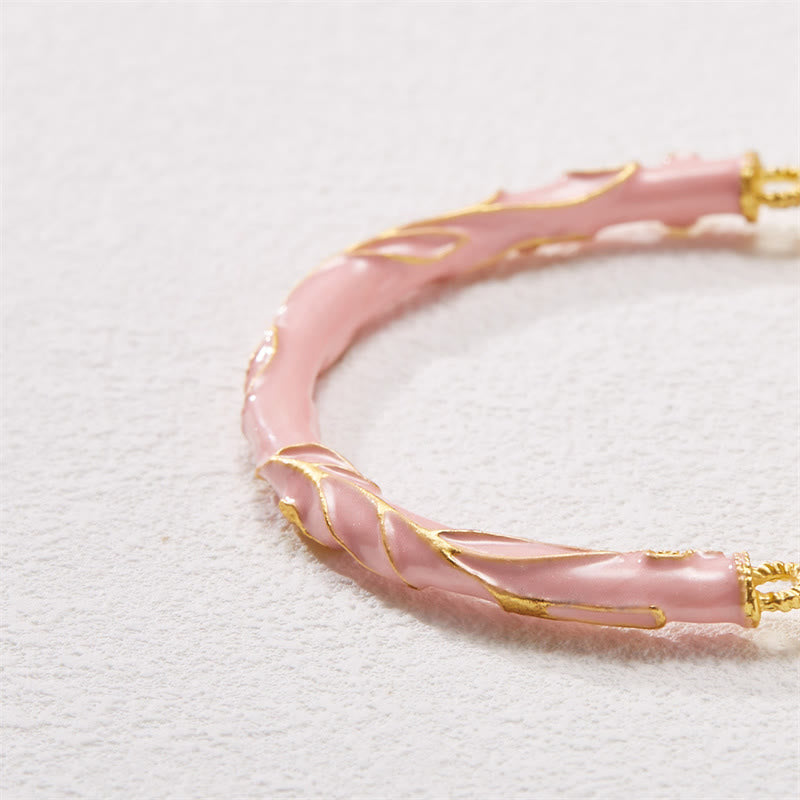 Buddha Stones Sun Stone Golden Silk Jade Lily of the Valley Charm Positive Bracelet Bangle - image 11