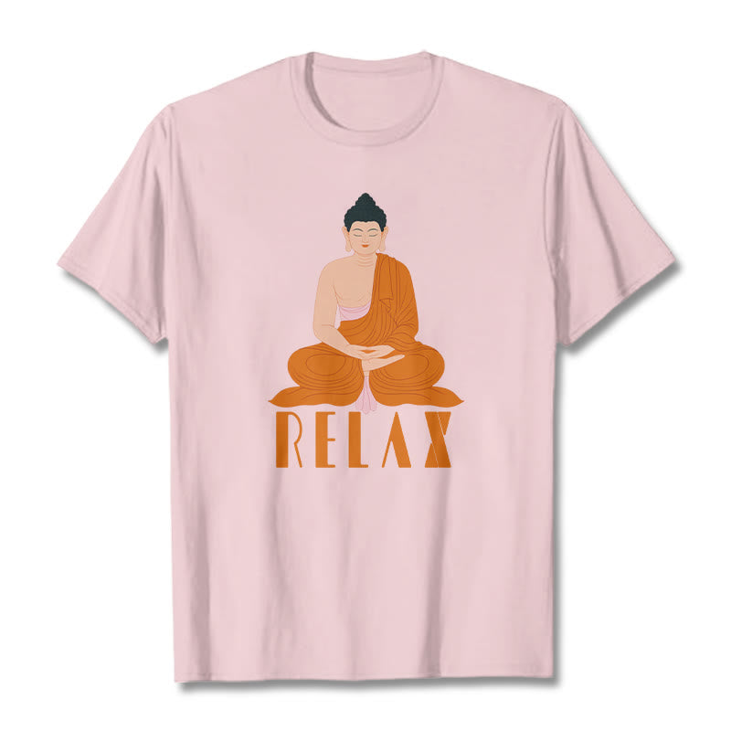 Buddha Stones RELAX Tee T-shirt - LightPink - 2XL - image 11