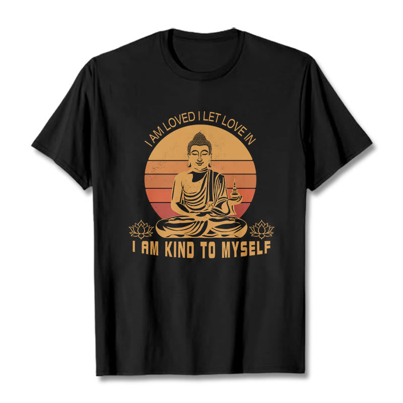 Buddha Stones I Am Loved Tee T-shirt - Black - 2XL - image 0