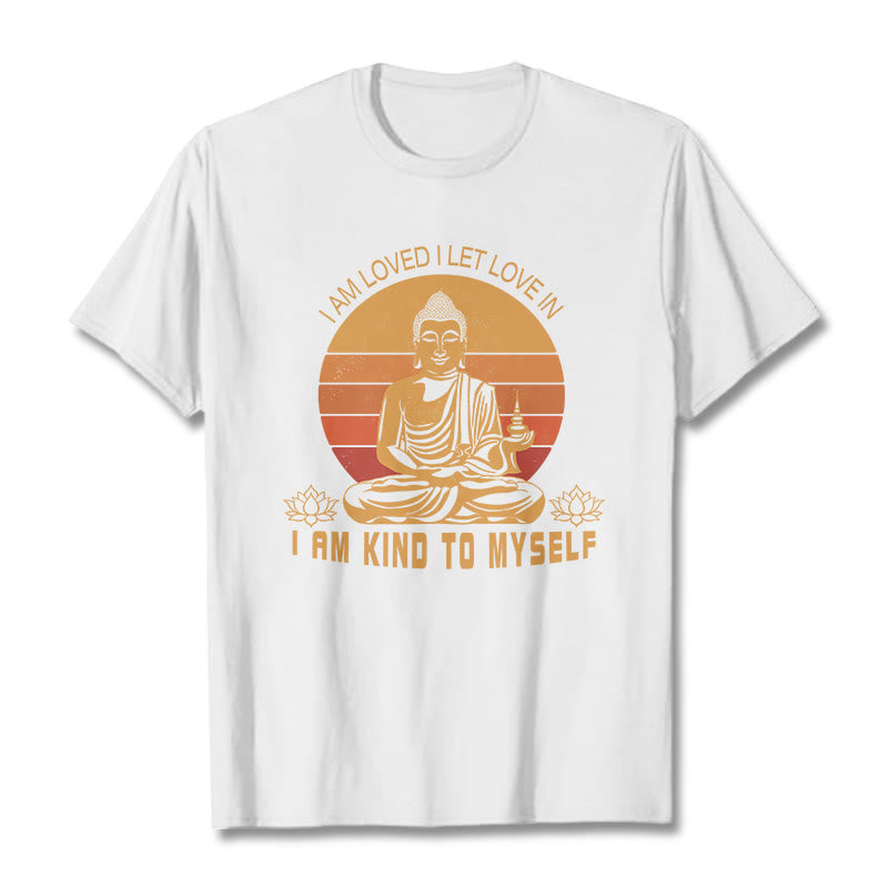 Buddha Stones I Am Loved Tee T-shirt - White - 2XL - image 2