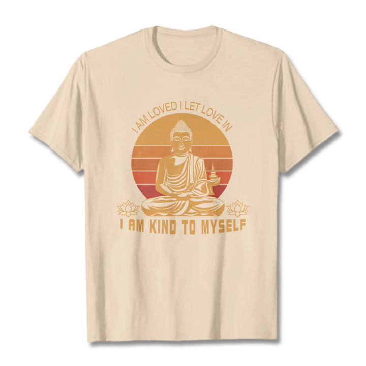 Buddha Stones I Am Loved Tee T-shirt - Bisque - 2XL - image 4
