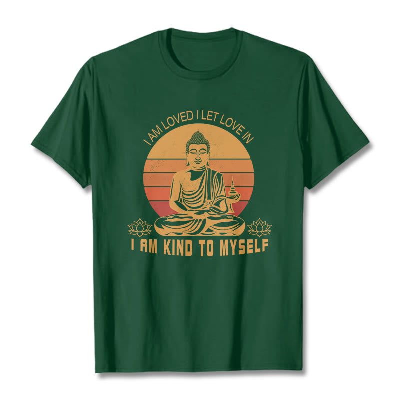 Buddha Stones I Am Loved Tee T-shirt - ForestGreen - 2XL - image 5