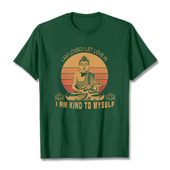 Buddha Stones I Am Loved Tee T-shirt - ForestGreen - 2XL - image 5