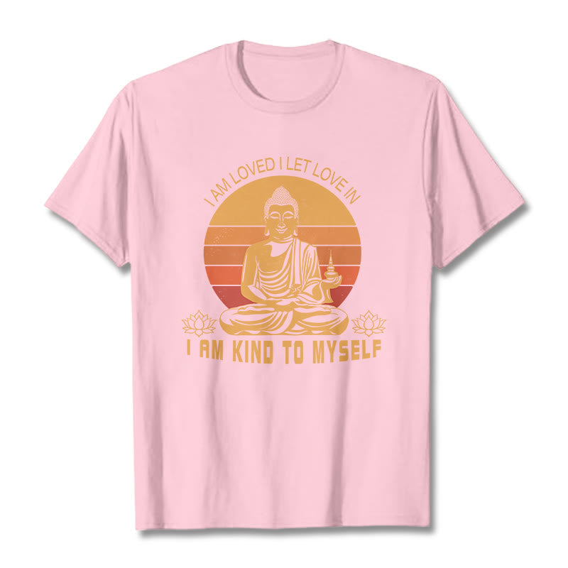 Buddha Stones I Am Loved Tee T-shirt - LightPink - 2XL - image 6