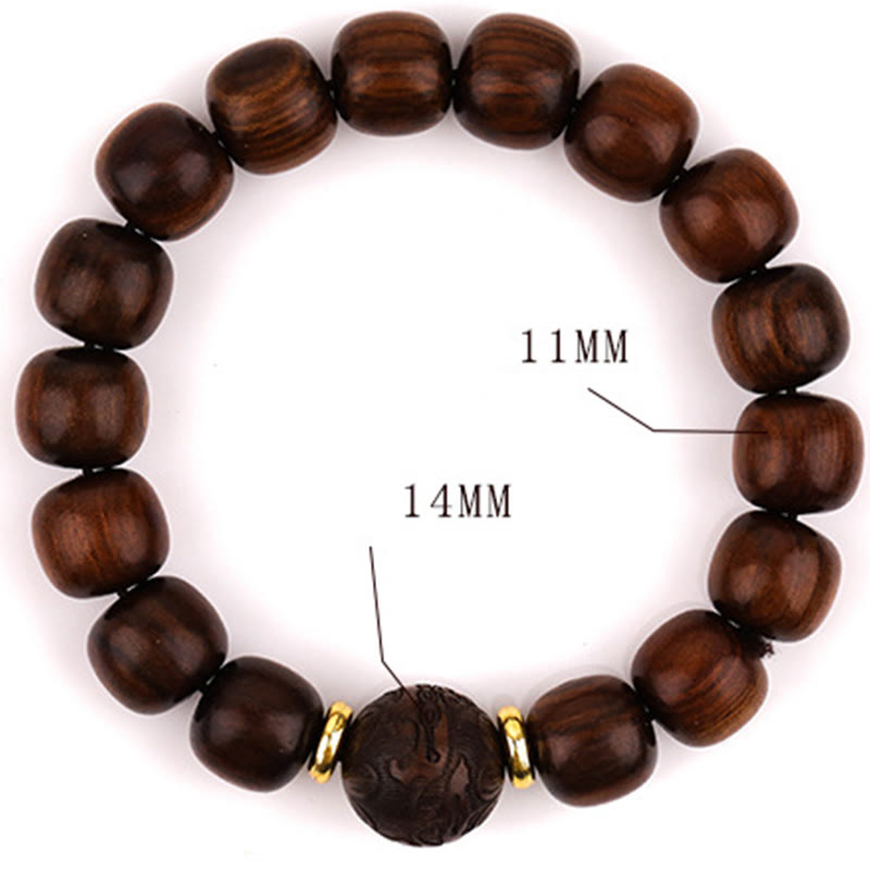 Buddha Stones Natural Rosewood Compassion Bracelet - image 7