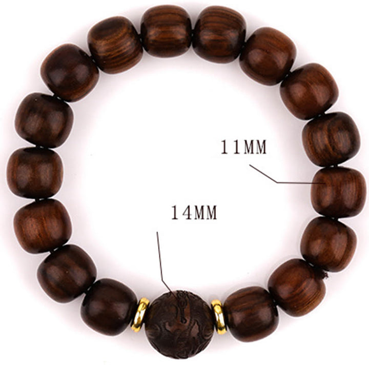 Buddha Stones Natural Rosewood Compassion Bracelet - image 7